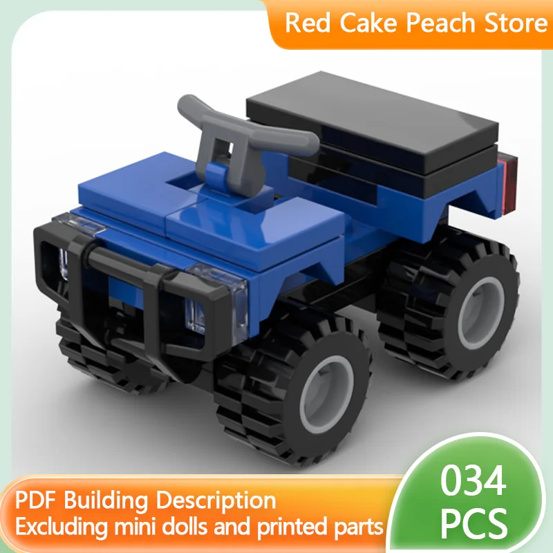 City Car Model MOC Building Bricks Blue All-Terrain Vehicle Modular Technology Children Holiday Gifts Assemble Toys Suit
City Car Model MOC Building Bricks Blue All-Terrain Vehicle Modular Technology Children Holiday Gifts Assemble Toys Suit
