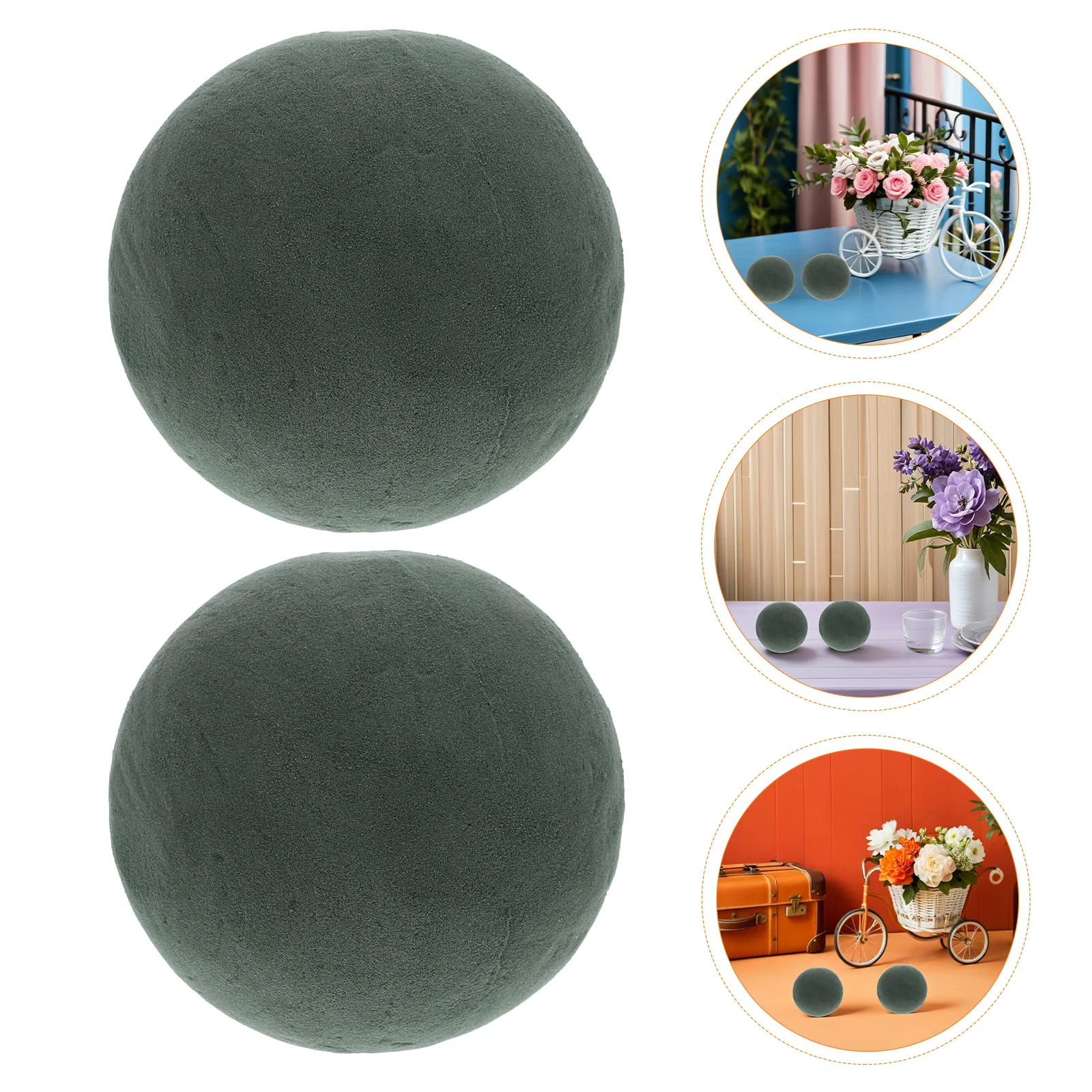 6pcs Flower Mud: Round Sponge Blocks For Floral Arrangement Base Wet Dry Flower Foam Diy Florist Supplies Wedding Party Garden
6pcs Flower Mud: Round Sponge Blocks For Floral Arrangement Base Wet Dry Flower Foam Diy Florist Supplies Wedding Party Garden