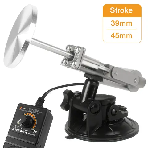 Telescopic Sex Machines with 60mm Aluminum Suction Cup 39mm/45mm Stroke DC 24V Reciprocating Linear Actuator Sex Toys