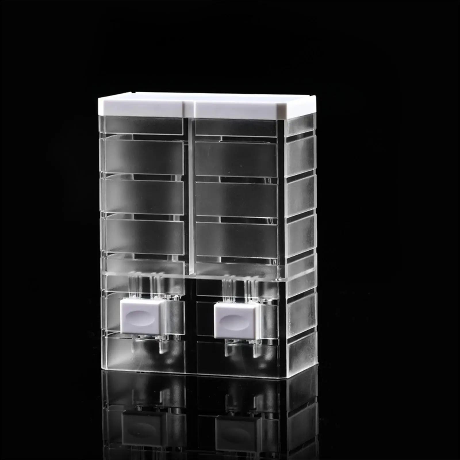Liquid Soap Dispenser Wall Mounted Double Pump Bath Shampoo Shower Soap Clear
Liquid Soap Dispenser Wall Mounted Double Pump Bath Shampoo Shower Soap Clear