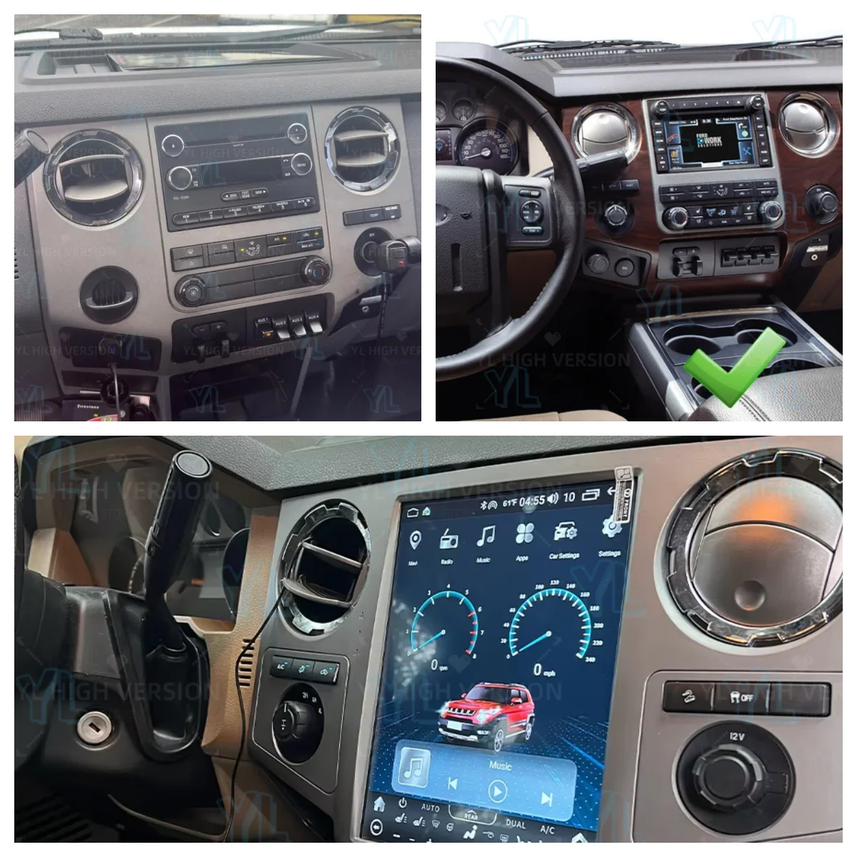 12.1-дюймовый сенсорный автомобильный радиоприемник для Ford F250 F350 F450 F650 2008-2016, Android 13, GPS, Carplay, мультимедийный видеоплеер, стереосистема, головное устройство, 4G
12.1-дюймовый сенсорный автомобильный радиоприемник для Ford F250 F350 F450 F650 2008-2016, Android 13, GPS, Carplay, мультимедийный видеоплеер, стереосистема, головное устройство, 4G