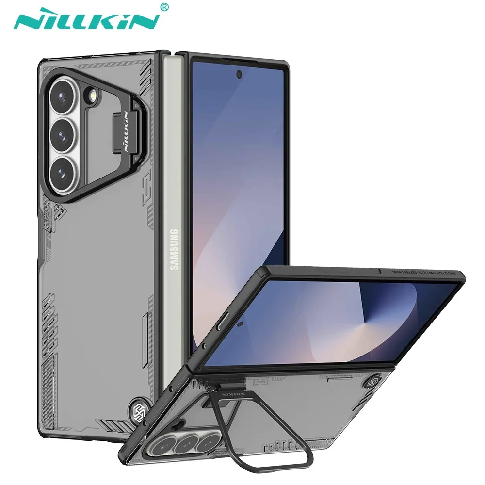 Nillkin For Samsung Galaxy Z Fold 6 5G Case Anti-Drop Shockproof Folding Back Cover With Lens Holder for Galaxy Z Fold 6 Cases
Nillkin For Samsung Galaxy Z Fold 6 5G Case Anti-Drop Shockproof Folding Back Cover With Lens Holder for Galaxy Z Fold 6 Cases