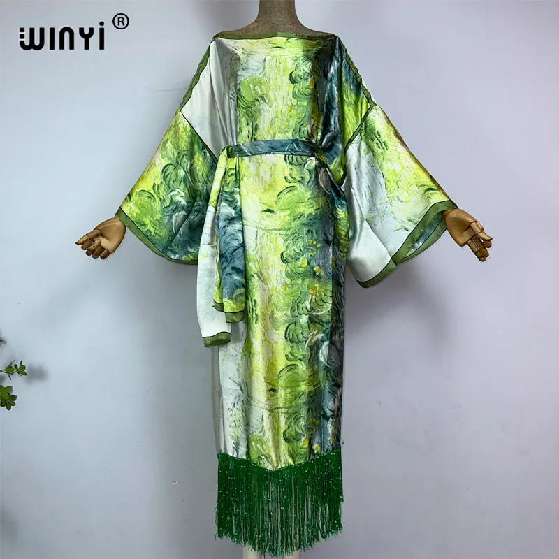 WINYI новые женские сексуальные макси платья с одним вырезом летние Бохо рукав летучая мышь Африканский принт платье с бахромой женский кафтан пляжный кафтан
WINYI новые женские сексуальные макси платья с одним вырезом летние Бохо рукав летучая мышь Африканский принт платье с бахромой женский кафтан пляжный кафтан