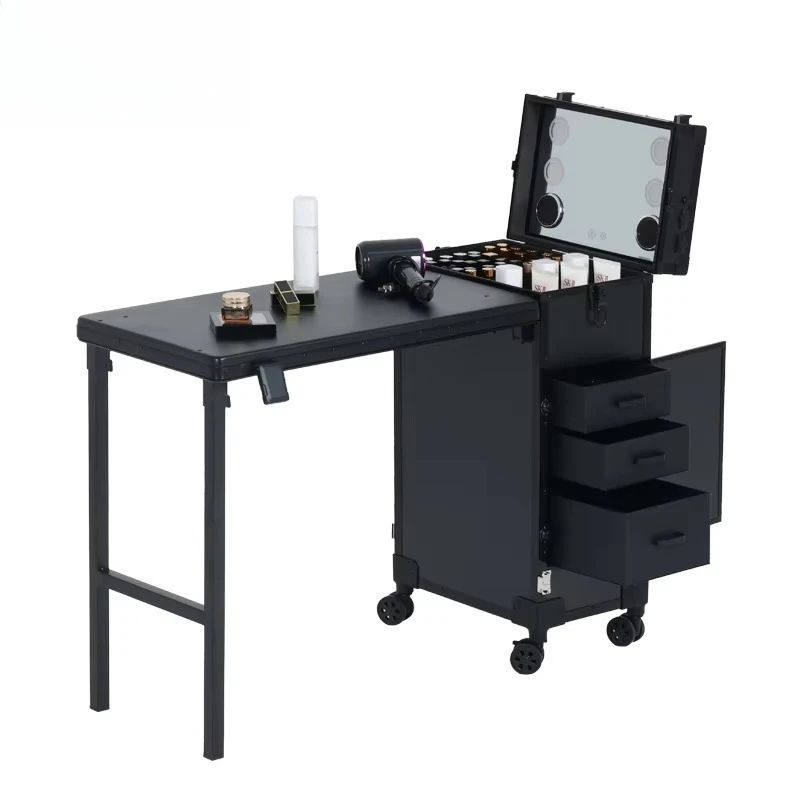 Portable Fashionable Nail Salon Tool Box Manicure Table Individual Compartments Multi-Drawer Rolling Dressing Desk Foldable
Portable Fashionable Nail Salon Tool Box Manicure Table Individual Compartments Multi-Drawer Rolling Dressing Desk Foldable
