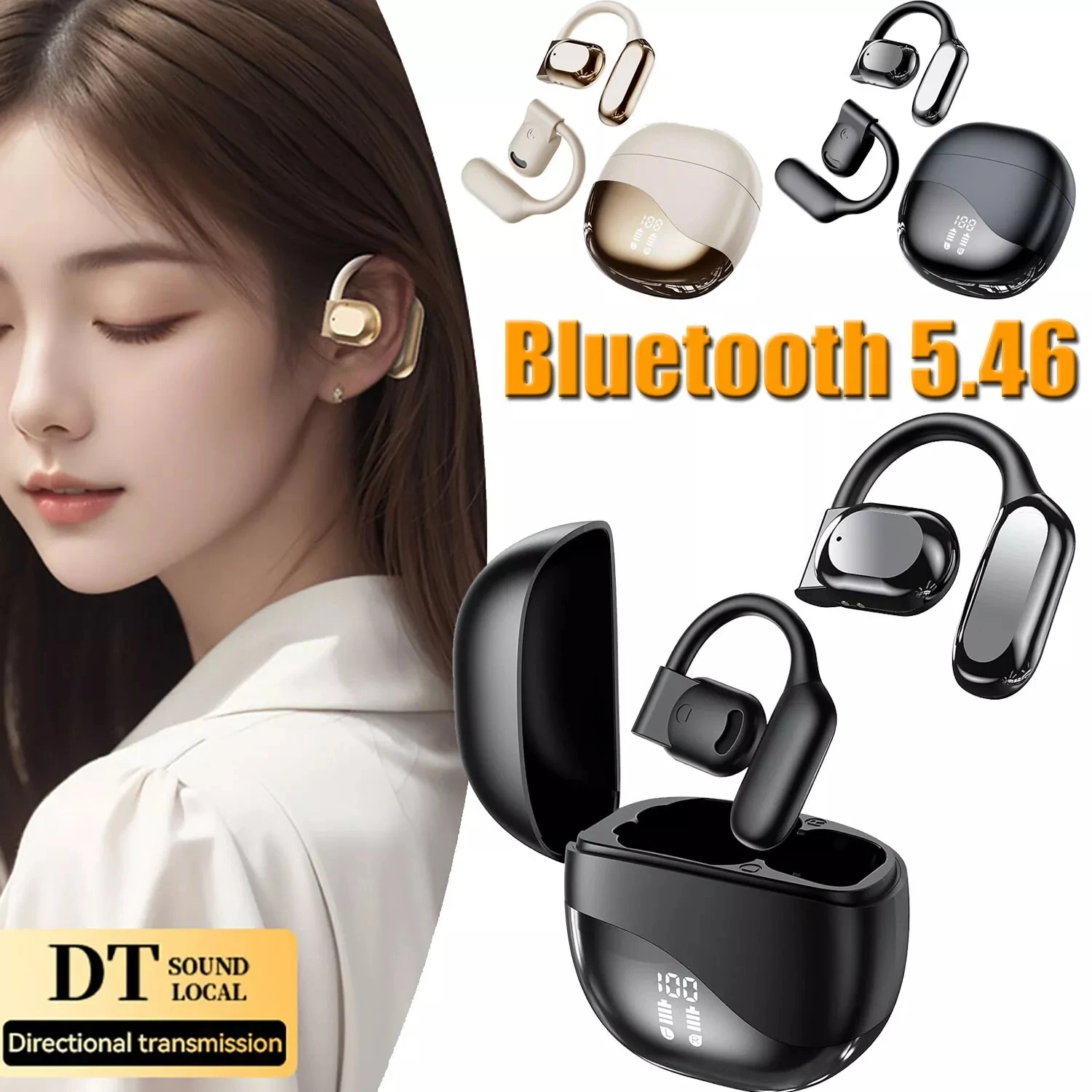 TWS AI Translator Earbuds Bluetooth 5.4 Real Time headphones Two-Way instant voice Translator Ear Hook for Business Travel Sport
TWS AI Translator Earbuds Bluetooth 5.4 Real Time headphones Two-Way instant voice Translator Ear Hook for Business Travel Sport