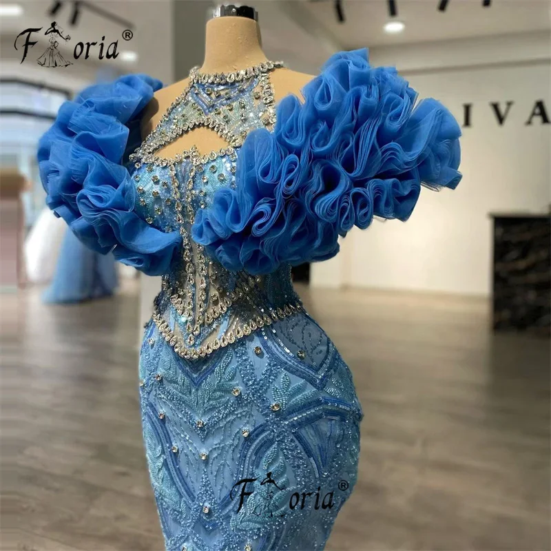 Elegant Mermaid Evening Dress Stunning Crystal Beaded Ruffled Formal Gown Floor Length Customized for Wedding Gala 2026 Fashion
Elegant Mermaid Evening Dress Stunning Crystal Beaded Ruffled Formal Gown Floor Length Customized for Wedding Gala 2026 Fashion