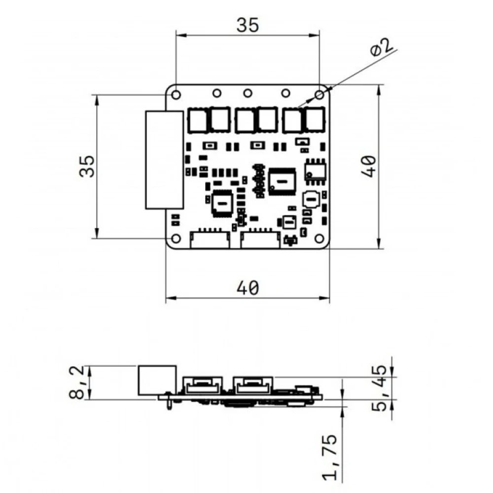 Motor Driver Board FOC Vector Control Torque Speed Position Control 12-48V 6A Motor Development Board for Brushless Motor
Motor Driver Board FOC Vector Control Torque Speed Position Control 12-48V 6A Motor Development Board for Brushless Motor