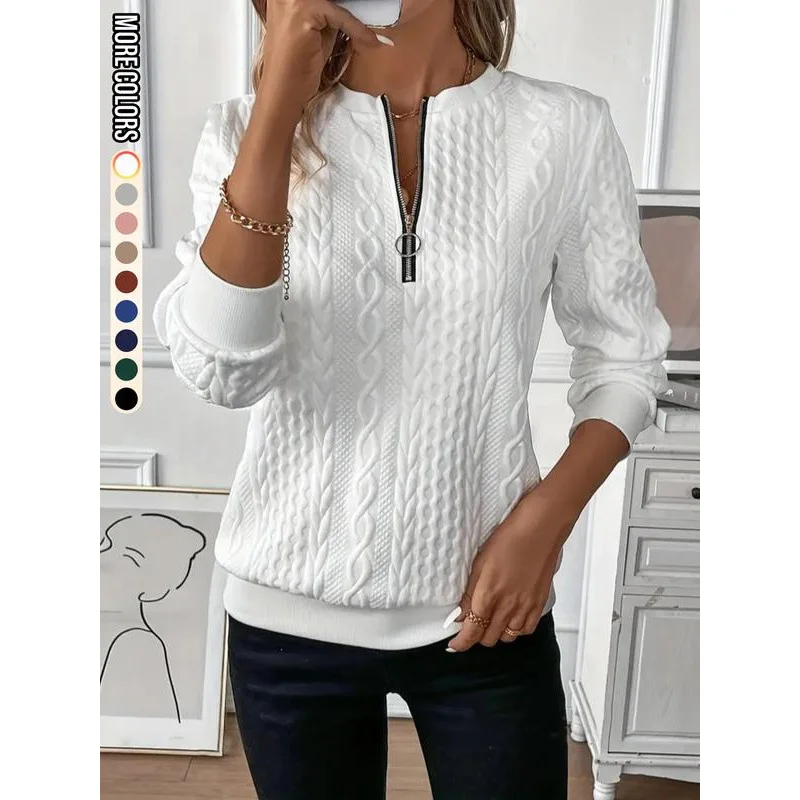 Quilted Zip Hoodie Women's Spring Fashion Cotton Blend Zipper Sweatshirt Comfortable Soft Material Casual Streetwear
Quilted Zip Hoodie Women's Spring Fashion Cotton Blend Zipper Sweatshirt Comfortable Soft Material Casual Streetwear