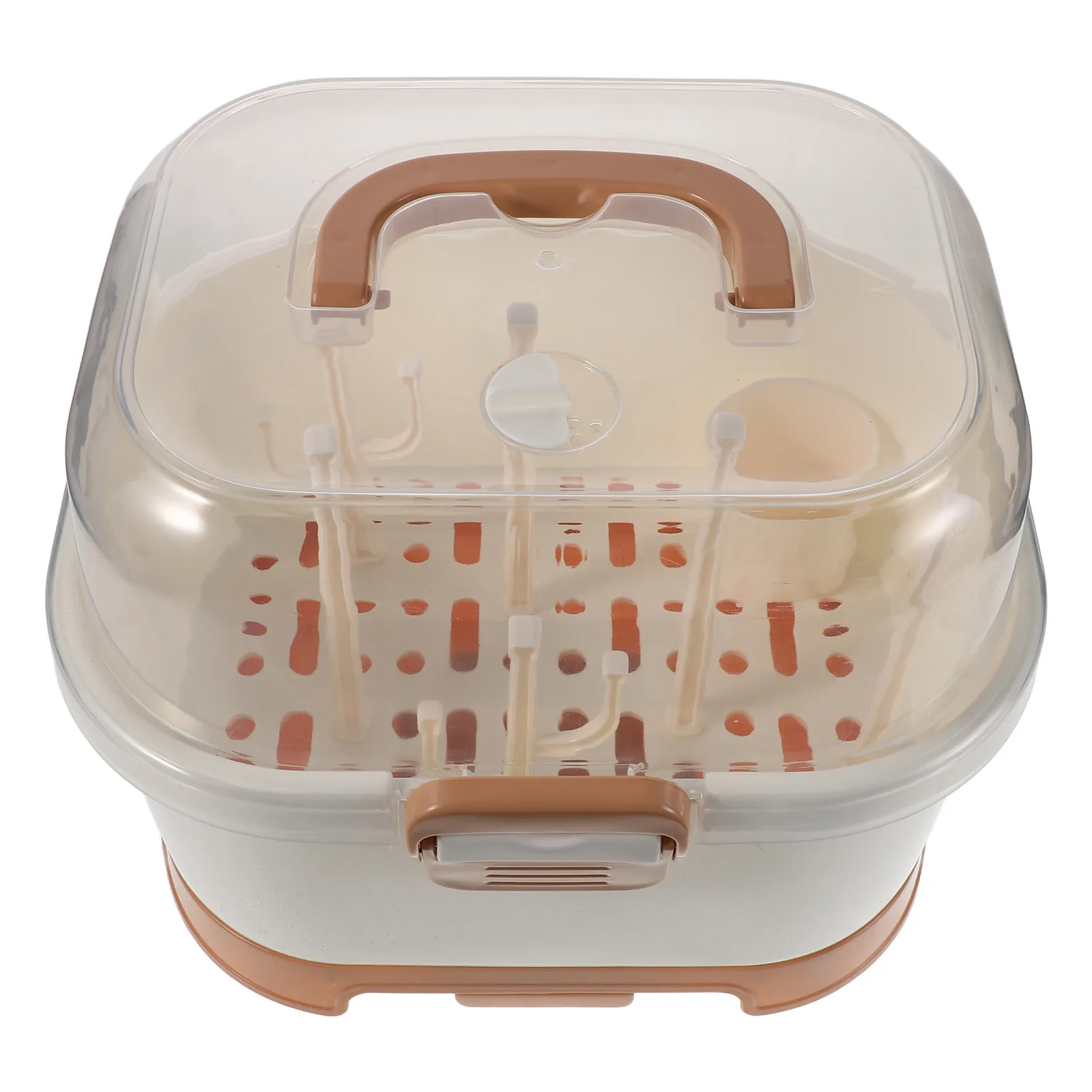 Portable Baby Bottle Storage Box With Seal Lightweight Durable Organizer For Travel Kitchen Space-Saving Drying Rack Nursing
Portable Baby Bottle Storage Box With Seal Lightweight Durable Organizer For Travel Kitchen Space-Saving Drying Rack Nursing
