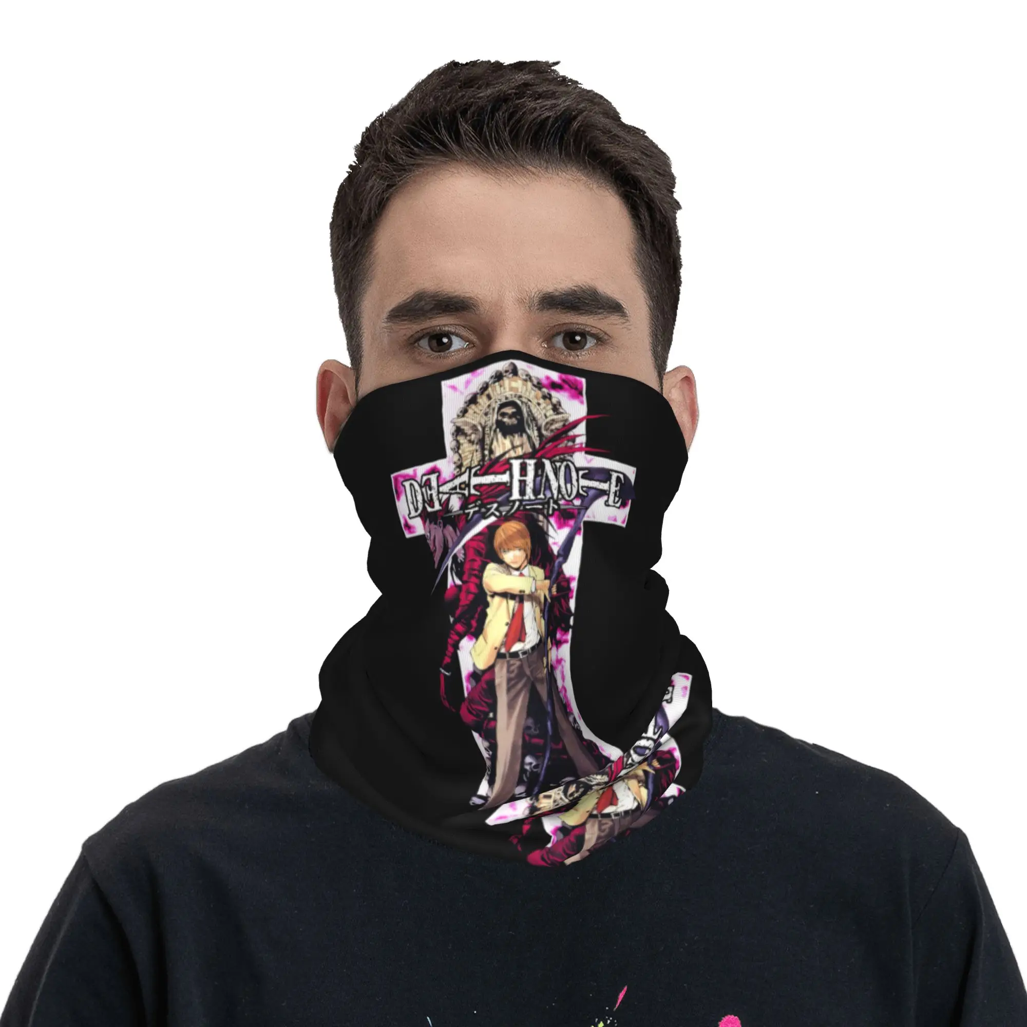 Death Note Light Yagami Ryuk Bandana Neck Gaiter Windproof Face Scarf Cover Men Women Manga Anime Headwear Tube Balaclava
Death Note Light Yagami Ryuk Bandana Neck Gaiter Windproof Face Scarf Cover Men Women Manga Anime Headwear Tube Balaclava