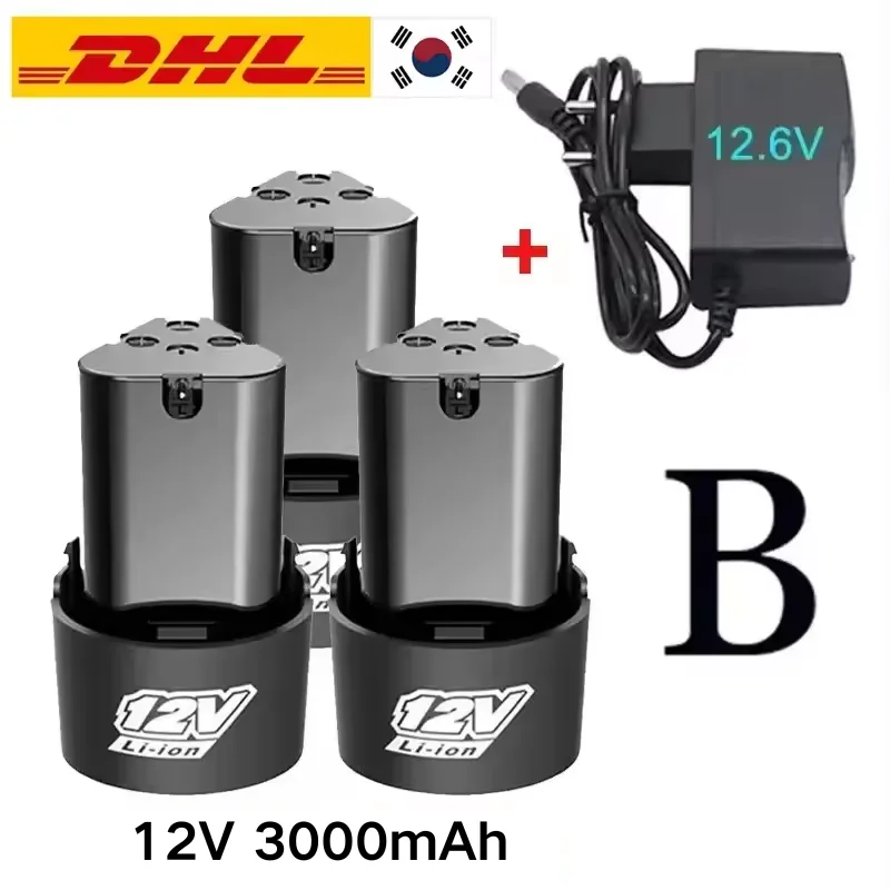 Popular 12V/3.0Ah rechargeable lithium-ion battery, suitable for multiple brands of electric screwdrivers, drills and angle grin
Popular 12V/3.0Ah rechargeable lithium-ion battery, suitable for multiple brands of electric screwdrivers, drills and angle grin
