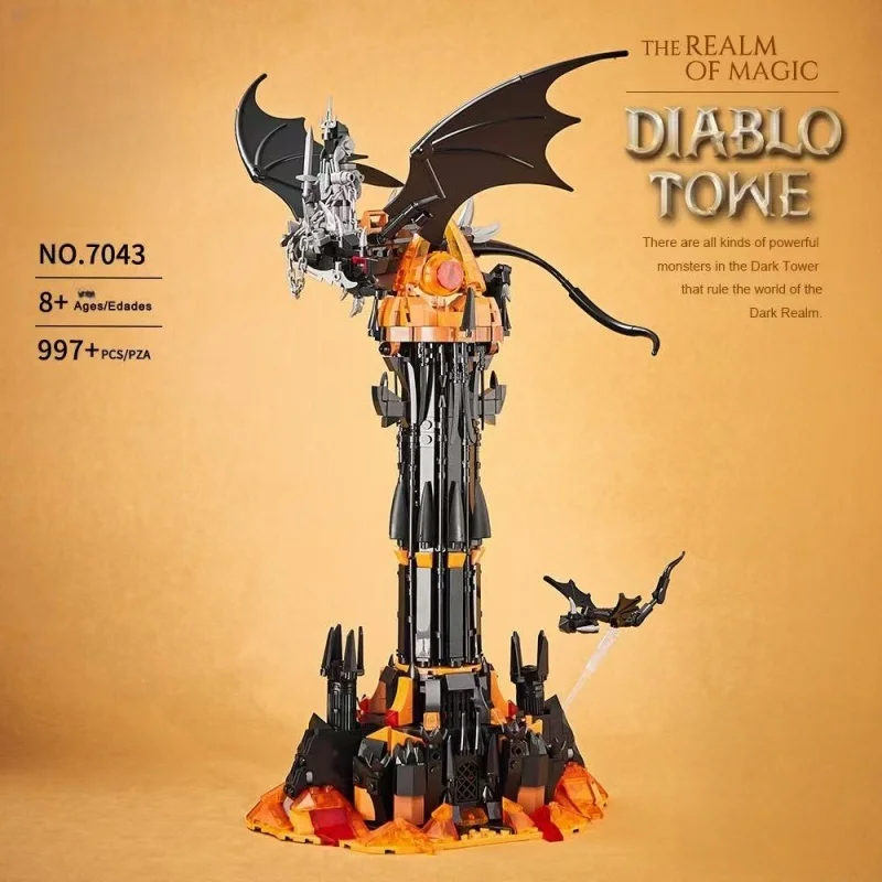 Dark Fantasy Tower Building Blocks Set | Dragon Castle Model | 997PCS DIY Bricks Kit for Collection & Gift
Dark Fantasy Tower Building Blocks Set | Dragon Castle Model | 997PCS DIY Bricks Kit for Collection & Gift