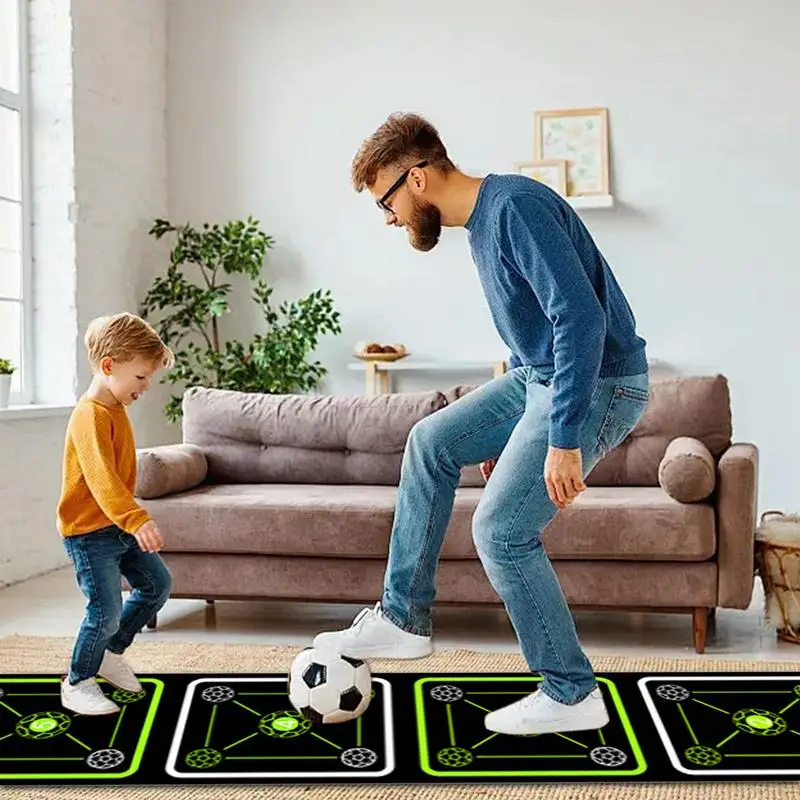 Soccer Skills Training Mat Soft Soccer Training Agility Footstep Pad Portable Non-Slip Lightweight Silent Equipment For Youth
Soccer Skills Training Mat Soft Soccer Training Agility Footstep Pad Portable Non-Slip Lightweight Silent Equipment For Youth