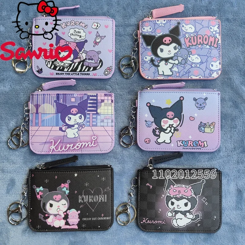 Sanrio Kuromi New Card Holder Cartoon Children's Card Holder Multifunctional Fashion Children's Coin Purse High Quality Keychain
Sanrio Kuromi New Card Holder Cartoon Children's Card Holder Multifunctional Fashion Children's Coin Purse High Quality Keychain