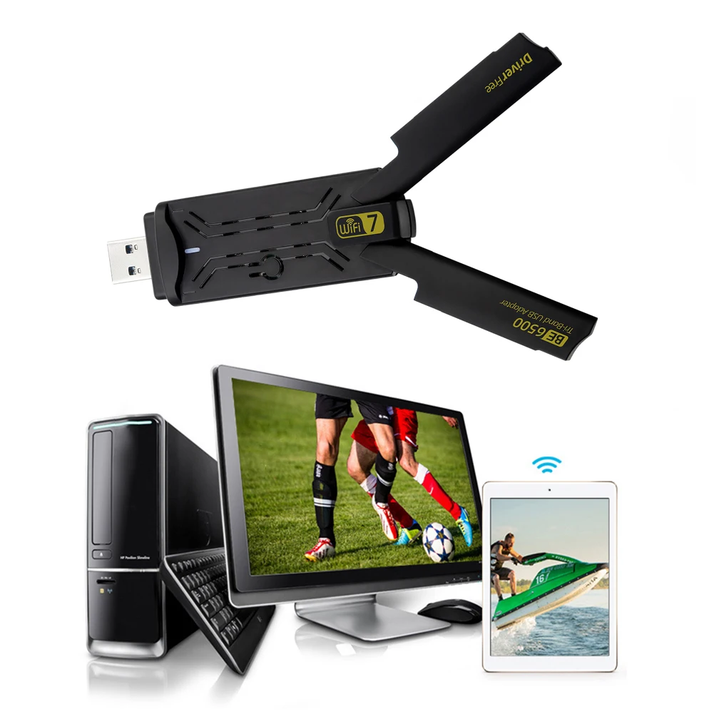 6500 Мбит/с WiFi 7 USB WiFi-адаптер BE6500 WiFi-ключ Беспроводной приемник Трехдиапазонный драйвер беспроводной сетевой карты 2,4G, 5,8G и 6 ГГц Бесплатно
6500 Мбит/с WiFi 7 USB WiFi-адаптер BE6500 WiFi-ключ Беспроводной приемник Трехдиапазонный драйвер беспроводной сетевой карты 2,4G, 5,8G и 6 ГГц Бесплатно