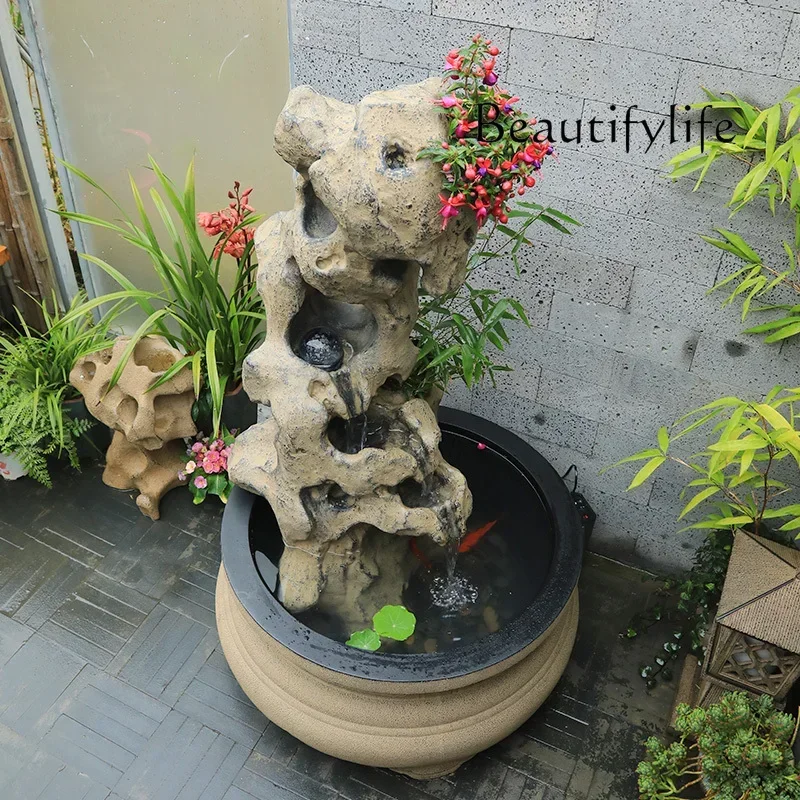 qw Chinese courtyard flowing water fish pond landscaping fish tank outdoor garden decoration Taihu stone landscape ornamentqw
qw Chinese courtyard flowing water fish pond landscaping fish tank outdoor garden decoration Taihu stone landscape ornamentqw