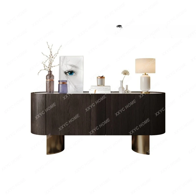 Итальянский светлый роскошный обеденный боковой шкаф для гостиной, украшение стены, шкафчик из каменной плиты, современная вилла из цельного дерева
Итальянский светлый роскошный обеденный боковой шкаф для гостиной, украшение стены, шкафчик из каменной плиты, современная вилла из цельного дерева