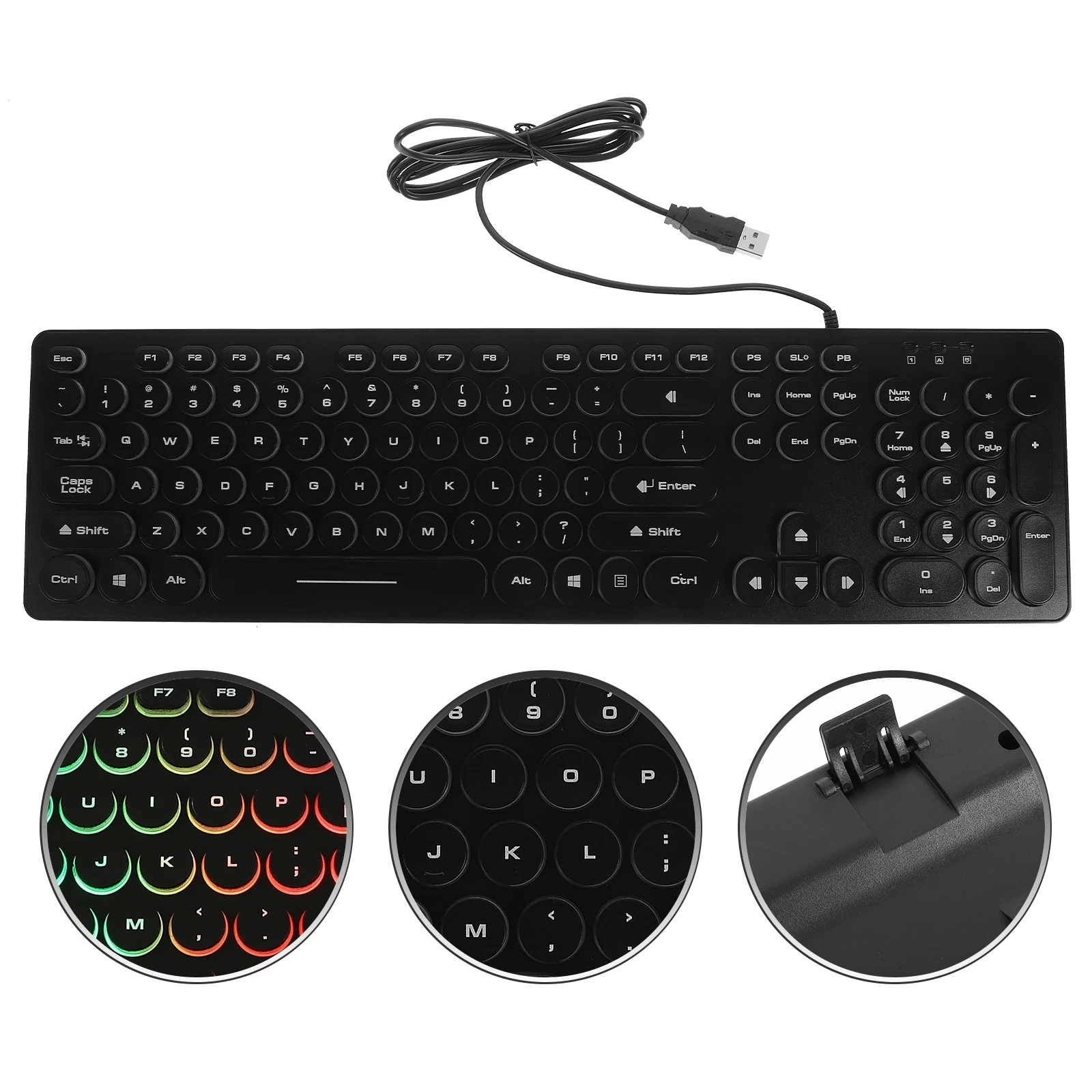 1pc Ultra-Thin Chocolate Computer Accessory Ergonomic Backlit Gaming Portable Computer Accessory Three-Color Keyboard
1pc Ultra-Thin Chocolate Computer Accessory Ergonomic Backlit Gaming Portable Computer Accessory Three-Color Keyboard