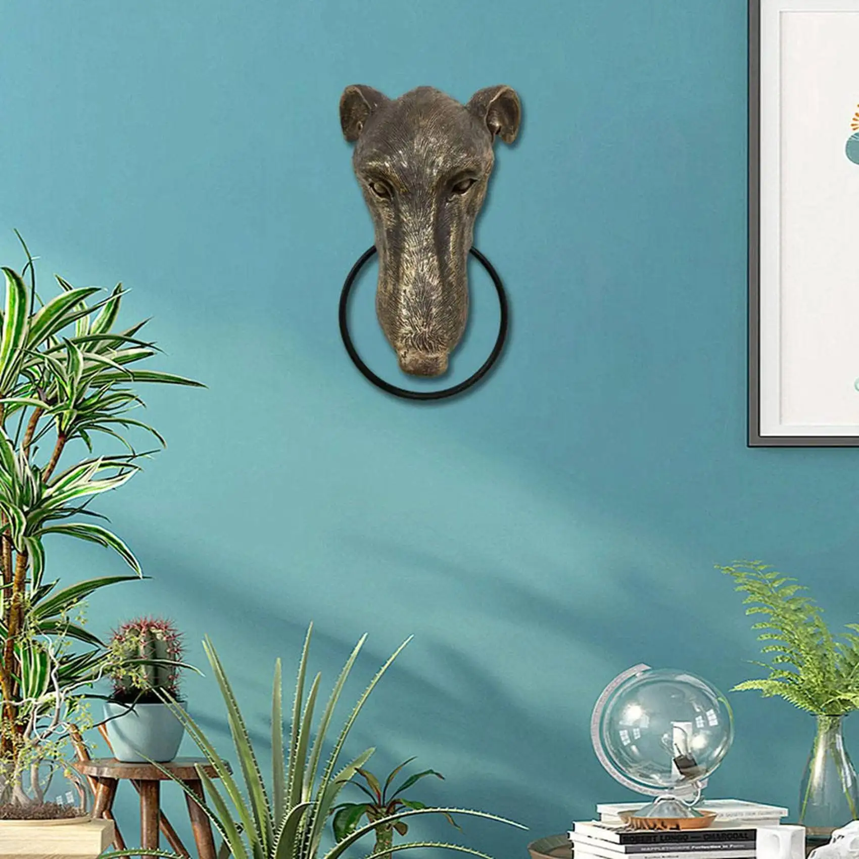 AINY-Dog Head Door Knocker Retro Style Knockers Heavy Duty Animal Head Shaped Door Knockers For Front Door Decoration
AINY-Dog Head Door Knocker Retro Style Knockers Heavy Duty Animal Head Shaped Door Knockers For Front Door Decoration