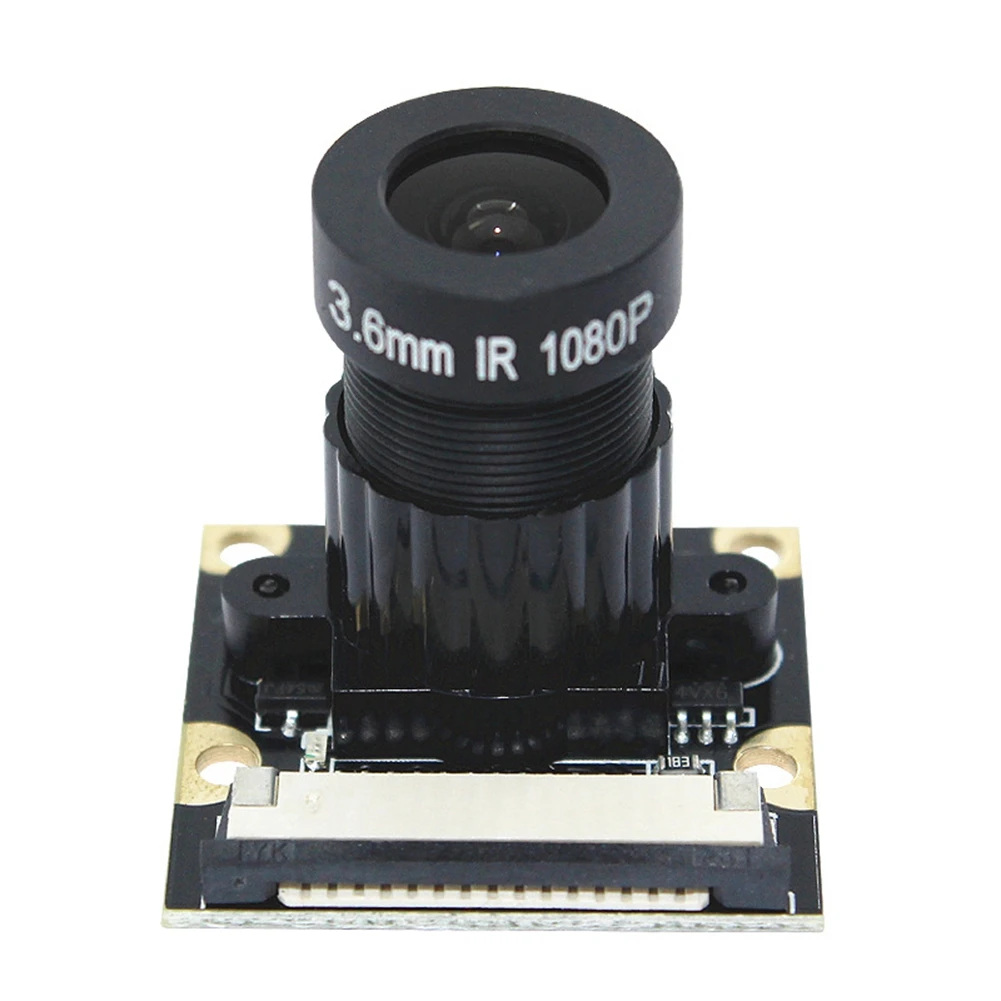 M18K-5MP OV5647 Camera Module Non-Night Vision Version for Raspberry Pi 75 Degree 3.6mm Adjustable Focus 1080P HD Webcam
M18K-5MP OV5647 Camera Module Non-Night Vision Version for Raspberry Pi 75 Degree 3.6mm Adjustable Focus 1080P HD Webcam