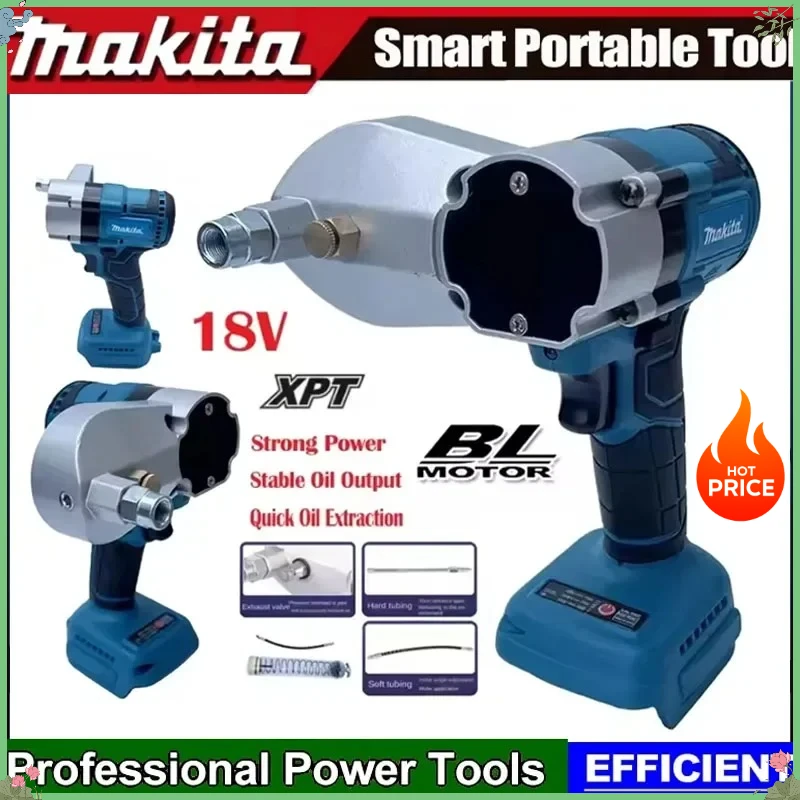 Makita Brushless Electric Grease Gun Wireless Fully Automatic High-Pressure Excavator Specific Grease Gun Fit 18V Battery Tool
Makita Brushless Electric Grease Gun Wireless Fully Automatic High-Pressure Excavator Specific Grease Gun Fit 18V Battery Tool