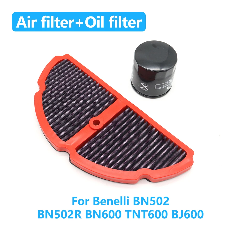 For Benelli BN502 BN502R BN600 TNT600 BJ600 Motorcycle Engine Air Filter Drive Element Oil Filter Intake Cleaner Accessories
For Benelli BN502 BN502R BN600 TNT600 BJ600 Motorcycle Engine Air Filter Drive Element Oil Filter Intake Cleaner Accessories