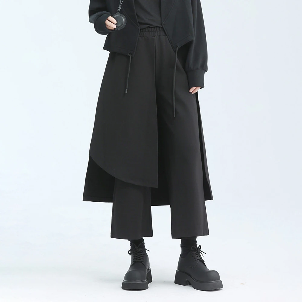 Y2k Dark Gothic Layered Skirt Pants Genderless Streetwear Fashion Youth Outdoor Versatile Casual Wide-Leg Pants Unisex 2026 New
Y2k Dark Gothic Layered Skirt Pants Genderless Streetwear Fashion Youth Outdoor Versatile Casual Wide-Leg Pants Unisex 2026 New