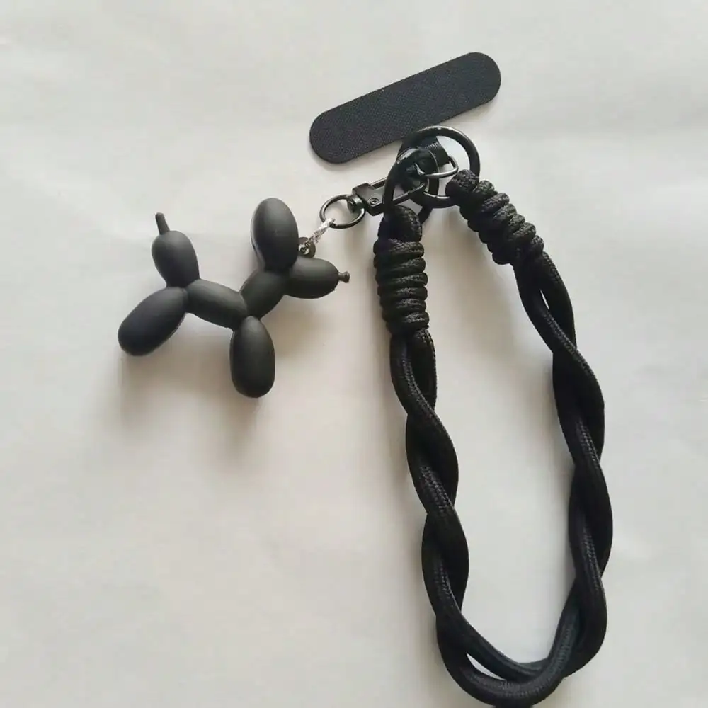 1pc Black Puppy Plush Phone Lanyard, Nylon Short Wrist Phone Strap, 6mm Solid Color Braided Dirt-Resistant Cord, Handheld Key Chain
1pc Black Puppy Plush Phone Lanyard, Nylon Short Wrist Phone Strap, 6mm Solid Color Braided Dirt-Resistant Cord, Handheld Key Chain