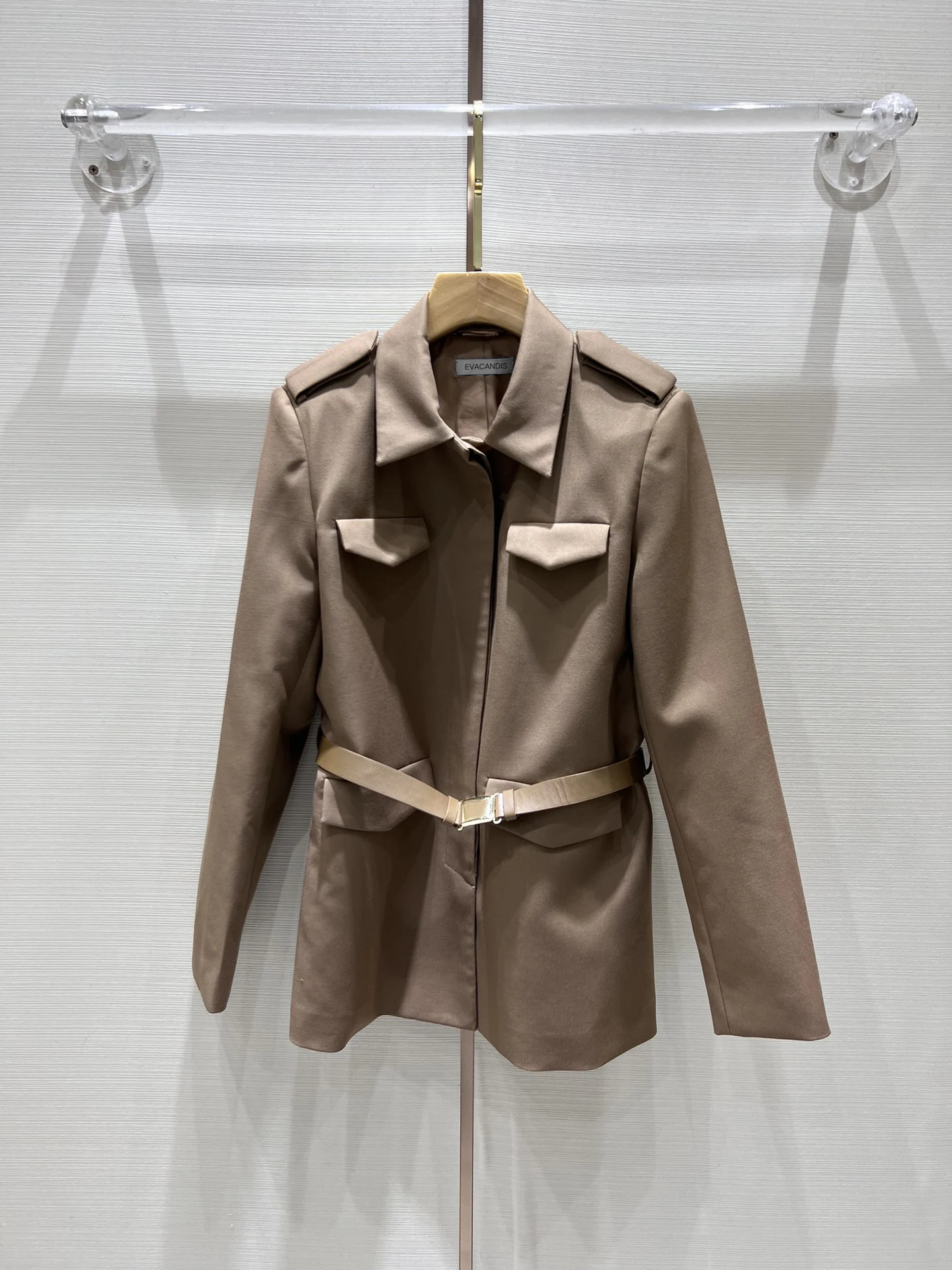 EVACANDIS New Women Blazer Long Sleeve Vintage Elegant Coat with Belt High Quality Chic Solid Loose Straight Turn-down Collar
EVACANDIS New Women Blazer Long Sleeve Vintage Elegant Coat with Belt High Quality Chic Solid Loose Straight Turn-down Collar