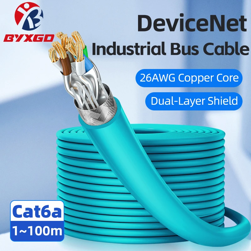 Cat6a Outdoor Industrial Ethernet Cable, Double Shielded OFC Copper Core & Tinned Copper Braid, UV & Oil Resistant, All-Weather
Cat6a Outdoor Industrial Ethernet Cable, Double Shielded OFC Copper Core & Tinned Copper Braid, UV & Oil Resistant, All-Weather