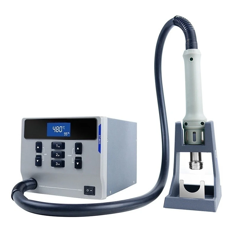 ST-862D Industrial Digital Constant Temp Hot Air Gun, Adjustable Temp for Phone Repair & Disassembly
ST-862D Industrial Digital Constant Temp Hot Air Gun, Adjustable Temp for Phone Repair & Disassembly