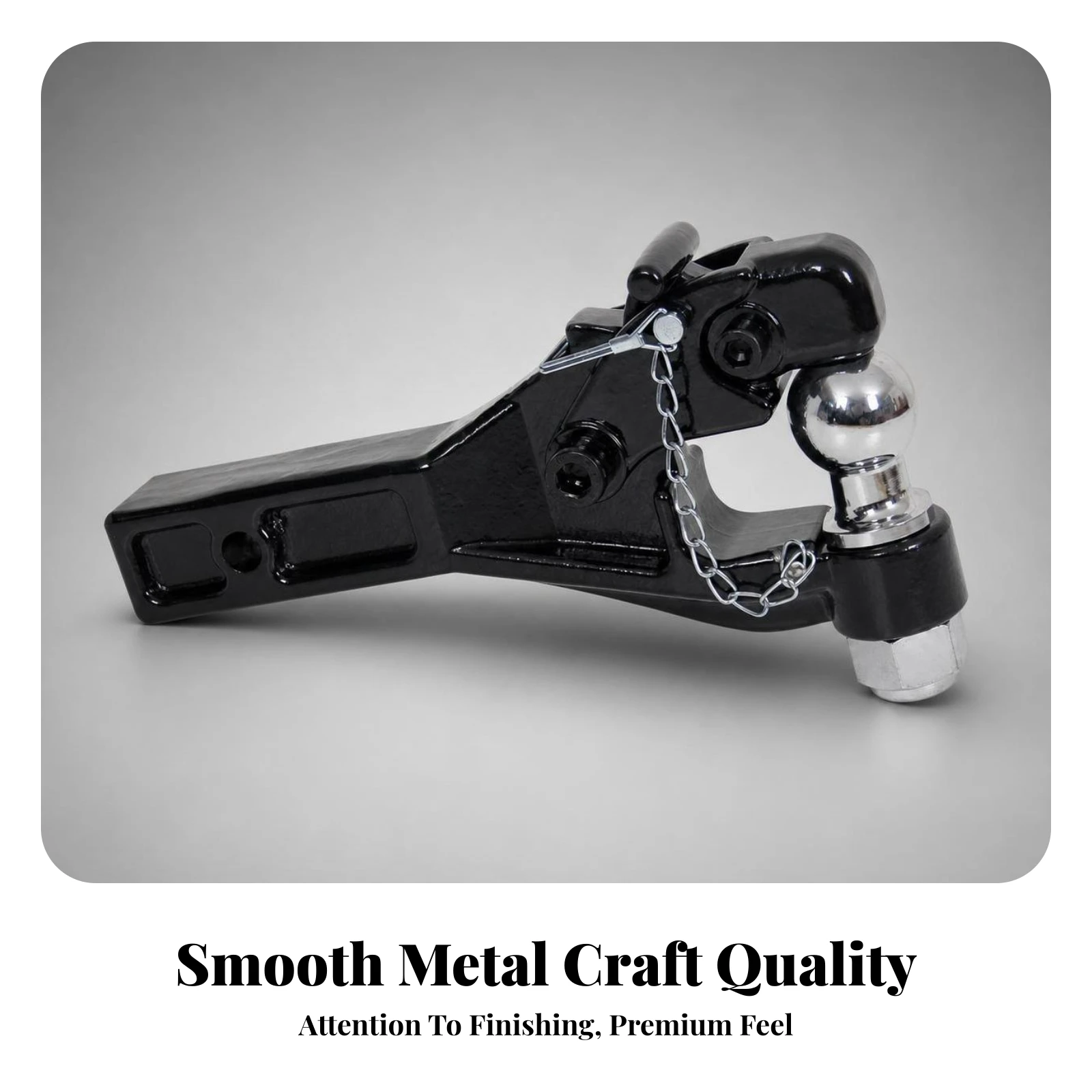 Tow Ball Hitch Glossy Finish Tow Hook Hitch Vehicle Gear Chain Secured
Tow Ball Hitch Glossy Finish Tow Hook Hitch Vehicle Gear Chain Secured