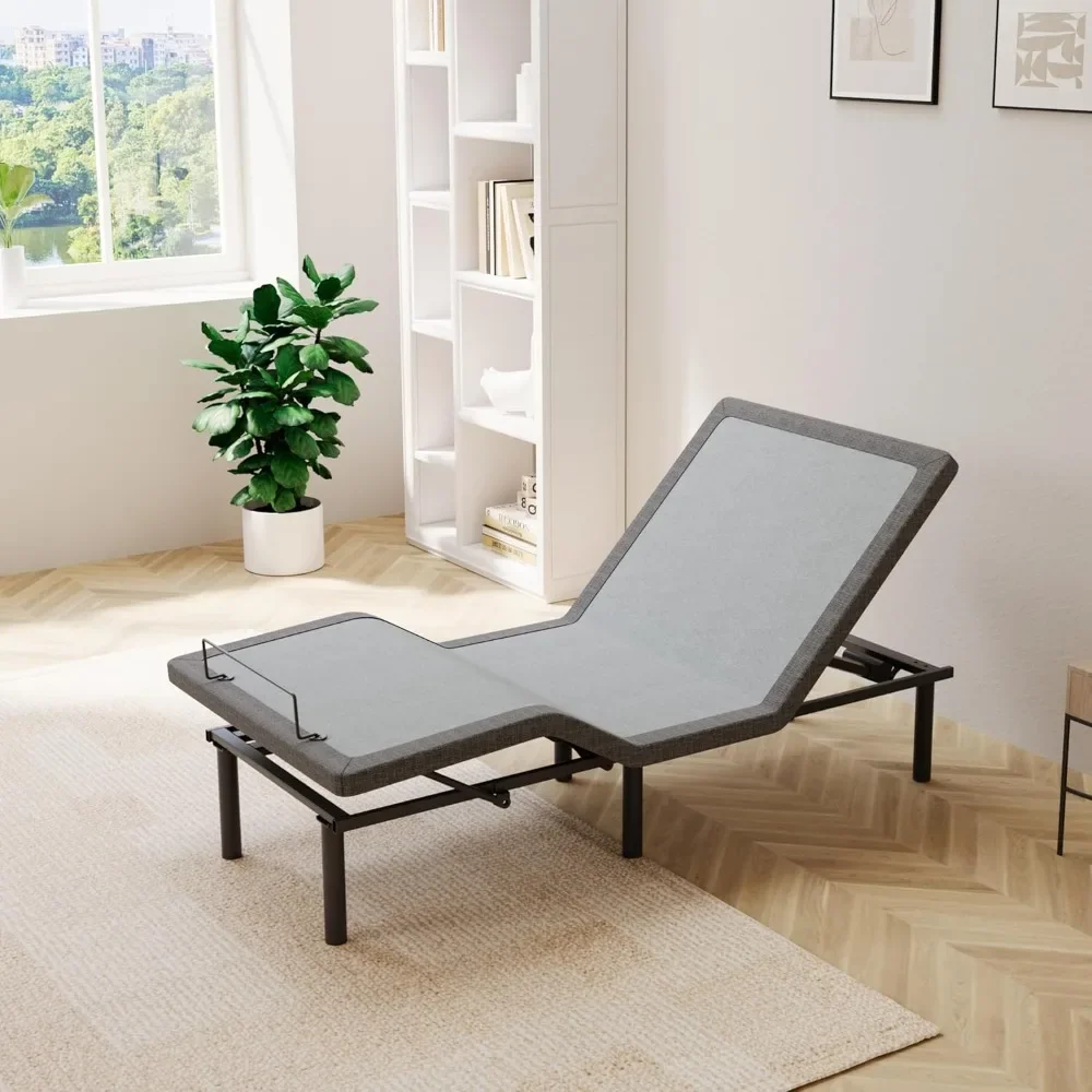 Adjustable Bed Frame Smart Beds, Upholstered Beds Base with Massage, Ergonomic Foot&Head Incline, Lifting Bed Frame
Adjustable Bed Frame Smart Beds, Upholstered Beds Base with Massage, Ergonomic Foot&Head Incline, Lifting Bed Frame
