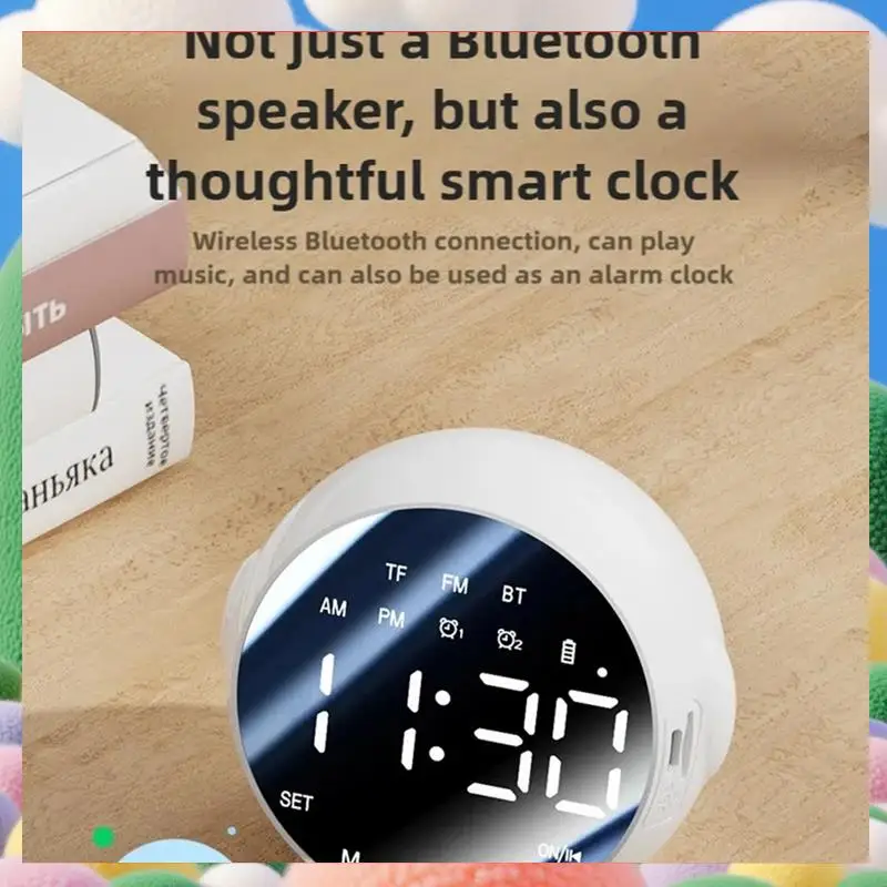 Multi Functional Intelligent Alarm Clock, Bluetooth Speaker, AI Voice Assistant, High Volume, Timed Alarm-AS97
Multi Functional Intelligent Alarm Clock, Bluetooth Speaker, AI Voice Assistant, High Volume, Timed Alarm-AS97