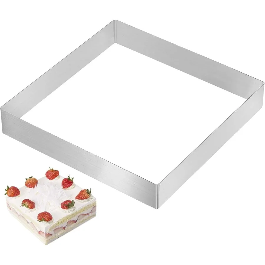 Matzo Crackers Matzo Crackers Cake Rings Square Mousse Mold Ring 17- Inch Square Non- Stick Seamless Stainless Steel Cake Mold C
Matzo Crackers Matzo Crackers Cake Rings Square Mousse Mold Ring 17- Inch Square Non- Stick Seamless Stainless Steel Cake Mold C
