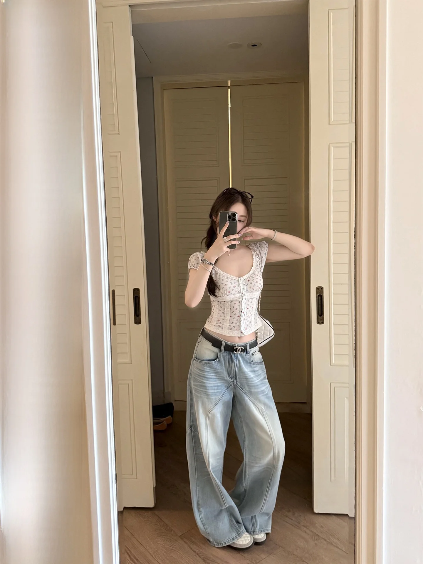 Bankelili Thank You Wide Leg Jeans Vintage Waed Loose Fit Versatile Cotton Denim Casual High Waist Zipper Closure Color
Bankelili Thank You Wide Leg Jeans Vintage Waed Loose Fit Versatile Cotton Denim Casual High Waist Zipper Closure Color