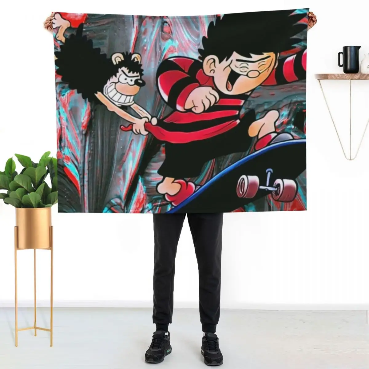 Dennis and gnasher Throw Blanket Decorative Soft Throw Blanket for Couch Sofa
Dennis and gnasher Throw Blanket Decorative Soft Throw Blanket for Couch Sofa