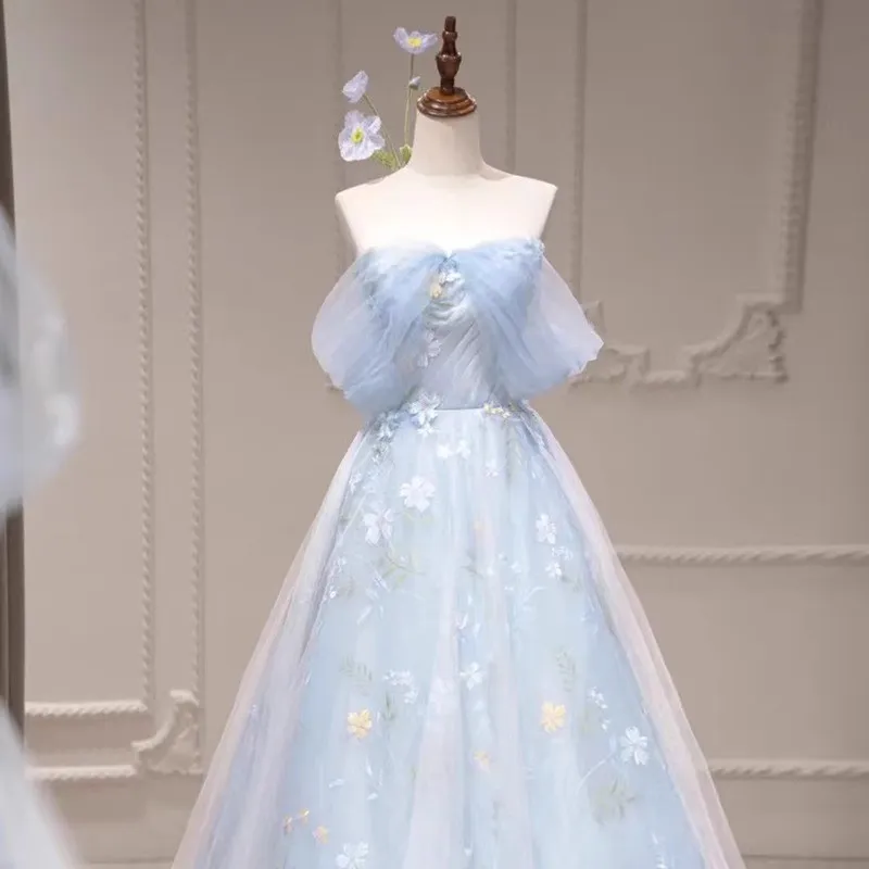 Синее вечернее платье на одно плечо для девочек и взрослых, для церемоний, торжеств и приемов, роскошное, в стиле феи
Синее вечернее платье на одно плечо для девочек и взрослых, для церемоний, торжеств и приемов, роскошное, в стиле феи