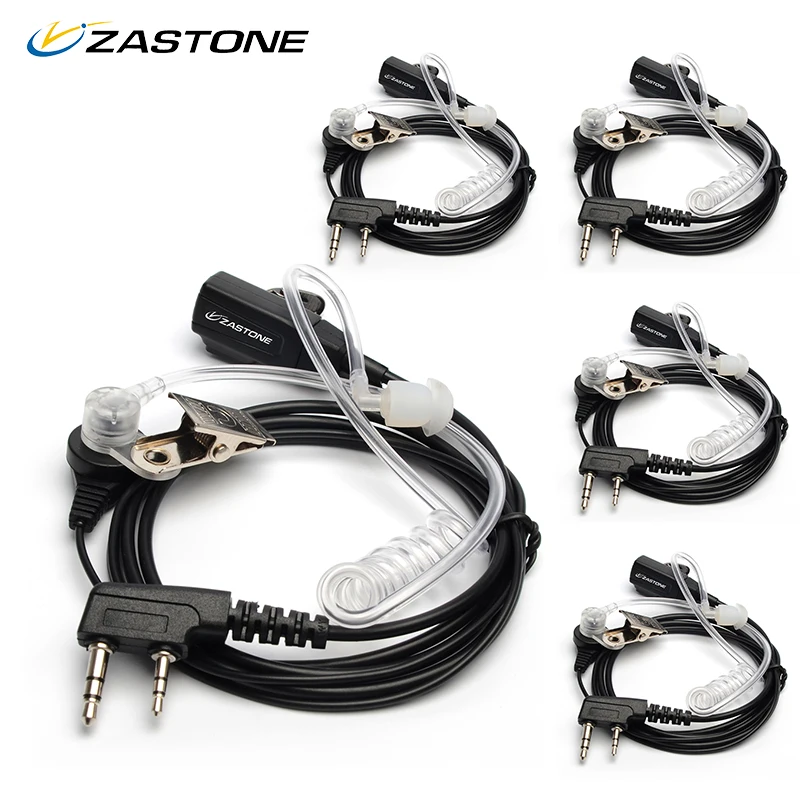 5 шт., наушники Zastone, рация, 2-контактный разъем TK PTT, наушники с воздушной акустической трубкой, портативная радиогарнитура для Baofeng
5 шт., наушники Zastone, рация, 2-контактный разъем TK PTT, наушники с воздушной акустической трубкой, портативная радиогарнитура для Baofeng