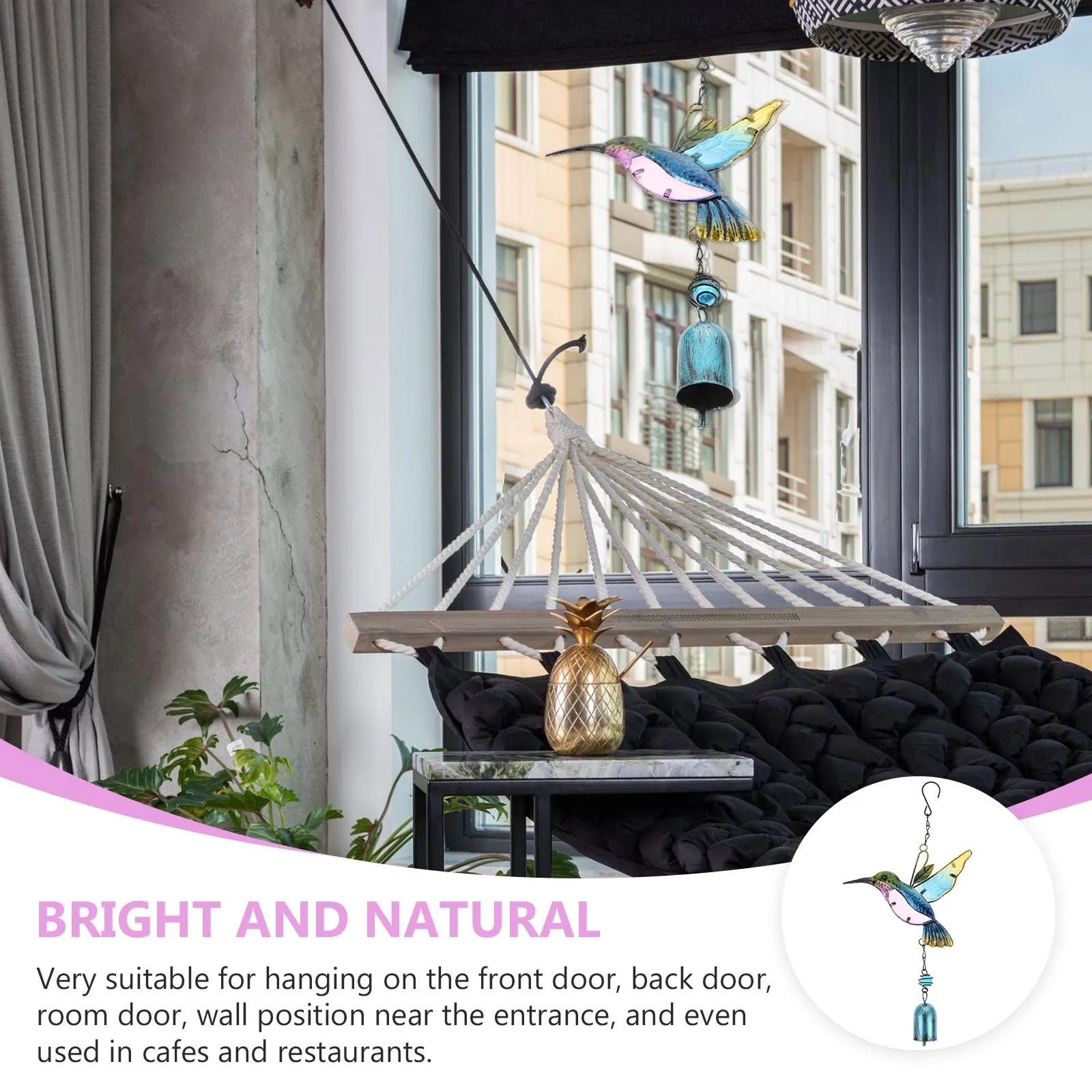 1Pcs Hummingbird Wind Chime Decorative Bell Retro Entry Door Hanging Vintage Metal Chime Home Decor Creative Hanging Pendant
1Pcs Hummingbird Wind Chime Decorative Bell Retro Entry Door Hanging Vintage Metal Chime Home Decor Creative Hanging Pendant