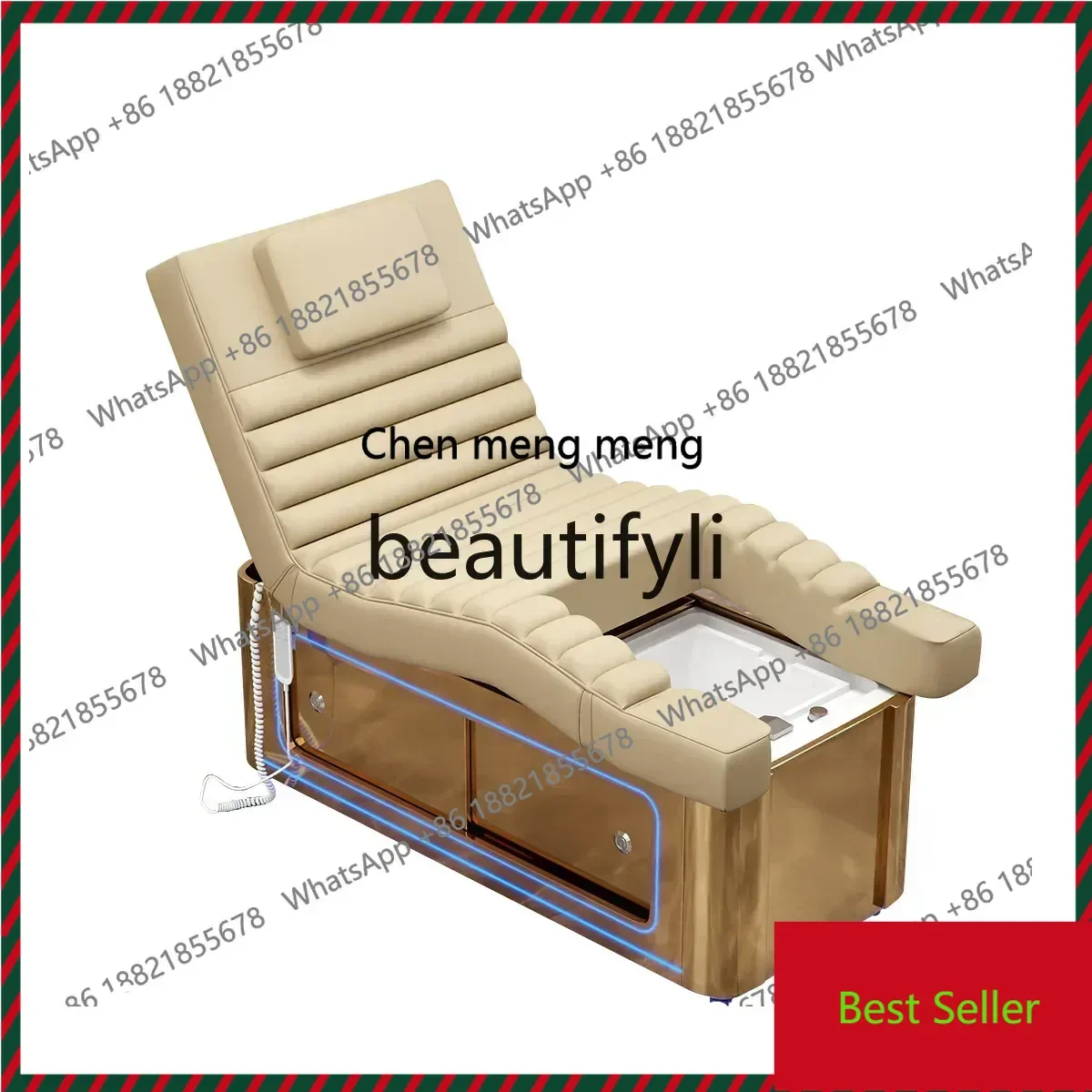 K182Electric beauty bed Beauty Spa shop Massage foot massage integrated bed Massage eyelash manicure foot chair
K182Electric beauty bed Beauty Spa shop Massage foot massage integrated bed Massage eyelash manicure foot chair