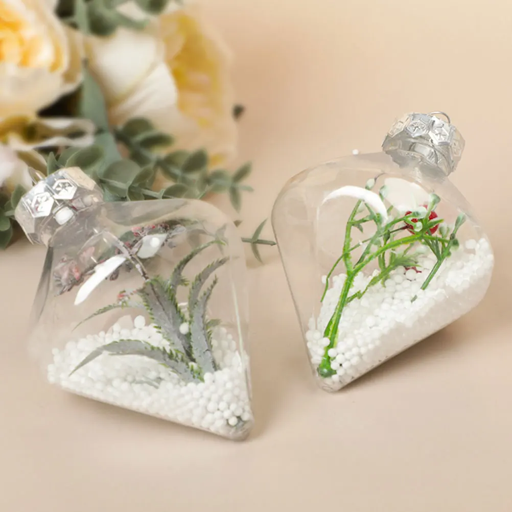 12 Pcs Clear Plastic Ball Pendant Christmas Decorations Empty Hanging Balls Home Garden Party Xmas nament Holiday Windchimes
12 Pcs Clear Plastic Ball Pendant Christmas Decorations Empty Hanging Balls Home Garden Party Xmas nament Holiday Windchimes