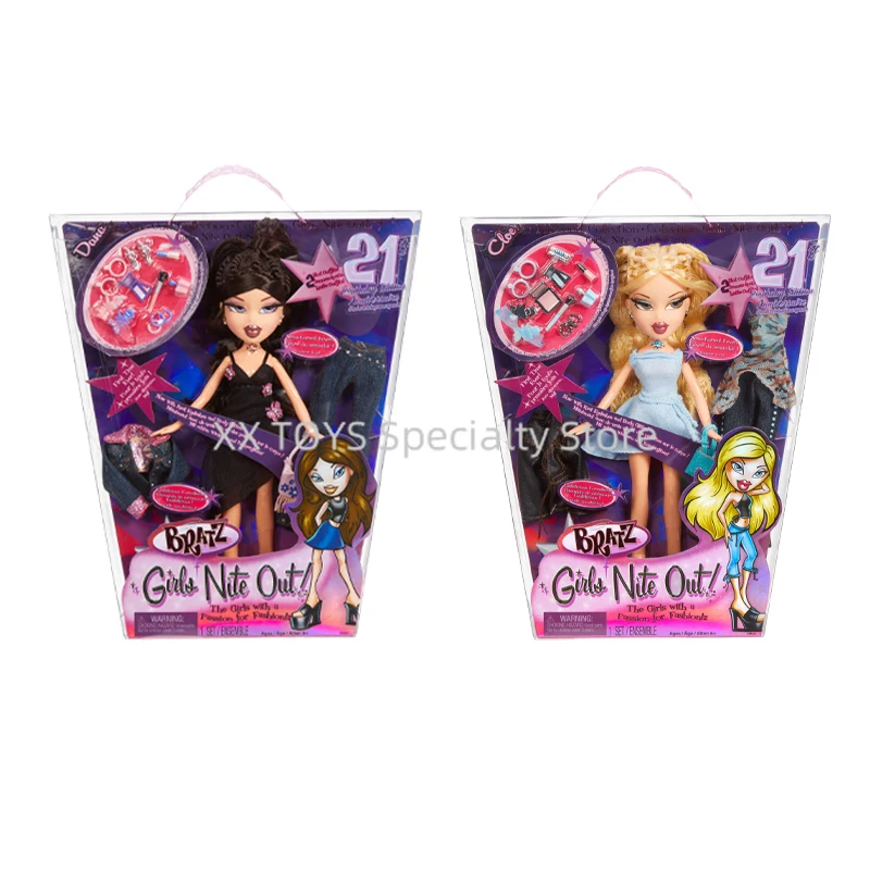 Bratz Girls Nite Out, издание на 21-й день рождения, модная кукла Cloe Dana, модное платье, коллекционные куклы, подарки на день рождения для девочек
Bratz Girls Nite Out, издание на 21-й день рождения, модная кукла Cloe Dana, модное платье, коллекционные куклы, подарки на день рождения для девочек