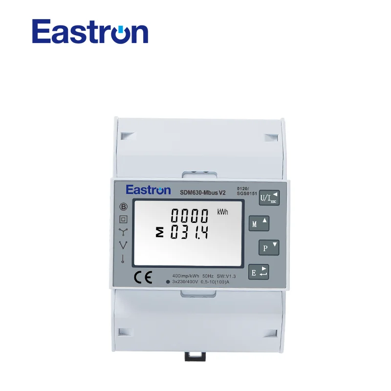 Eastron SDM630-MBus V2 MID-сертифицированный трехфазный счетчик DIN-рейки Mbus EN13753-3 двунаправленный интеллектуальный счетчик энергии
Eastron SDM630-MBus V2 MID-сертифицированный трехфазный счетчик DIN-рейки Mbus EN13753-3 двунаправленный интеллектуальный счетчик энергии