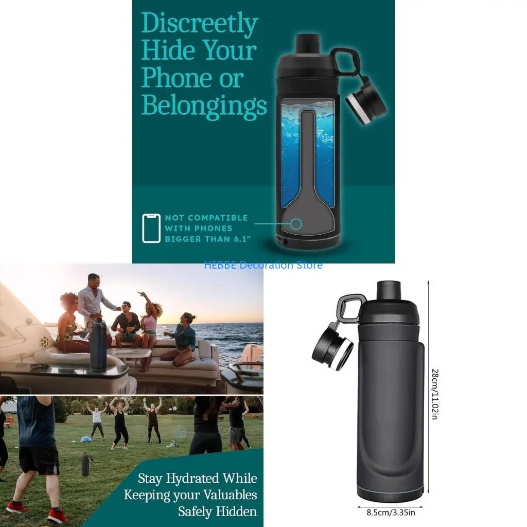 B0KC Bottom Compartment Water Bottle Store Your Belongings Safty Hiding Drinks Cups Plastic Drinking Tumbler Bottle Durable
B0KC Bottom Compartment Water Bottle Store Your Belongings Safty Hiding Drinks Cups Plastic Drinking Tumbler Bottle Durable