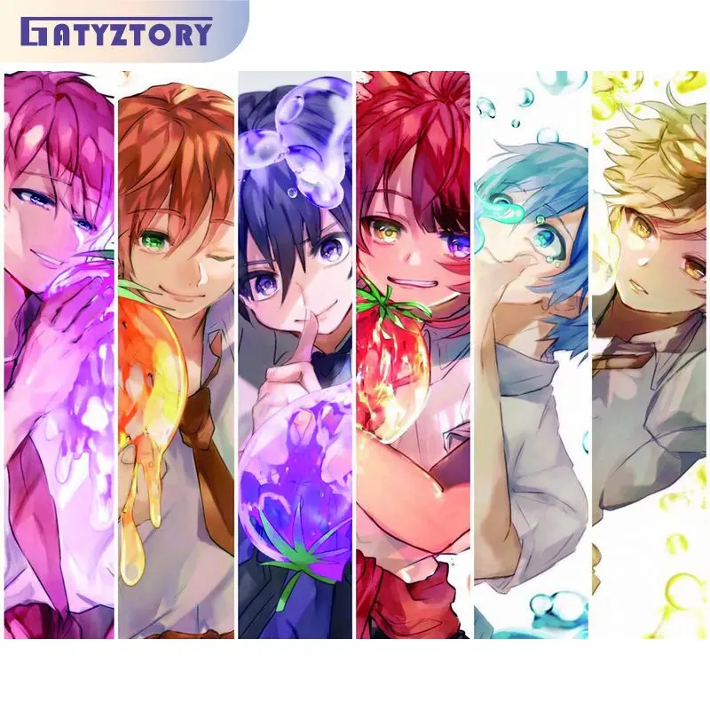 GATYZTORY Full Square Drill Diamond Paint With Frame Handicraft Anime Figures Cross Stitch Mosaic Embroidery Wall Decoration
GATYZTORY Full Square Drill Diamond Paint With Frame Handicraft Anime Figures Cross Stitch Mosaic Embroidery Wall Decoration