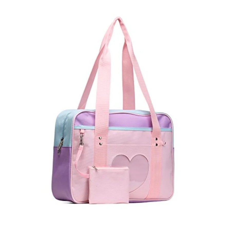 STEAMEDBUN Kawaii Ita Bag Japanese School Bag Cute Tote Bag Large Shoulder Anime Heart Purse
STEAMEDBUN Kawaii Ita Bag Japanese School Bag Cute Tote Bag Large Shoulder Anime Heart Purse