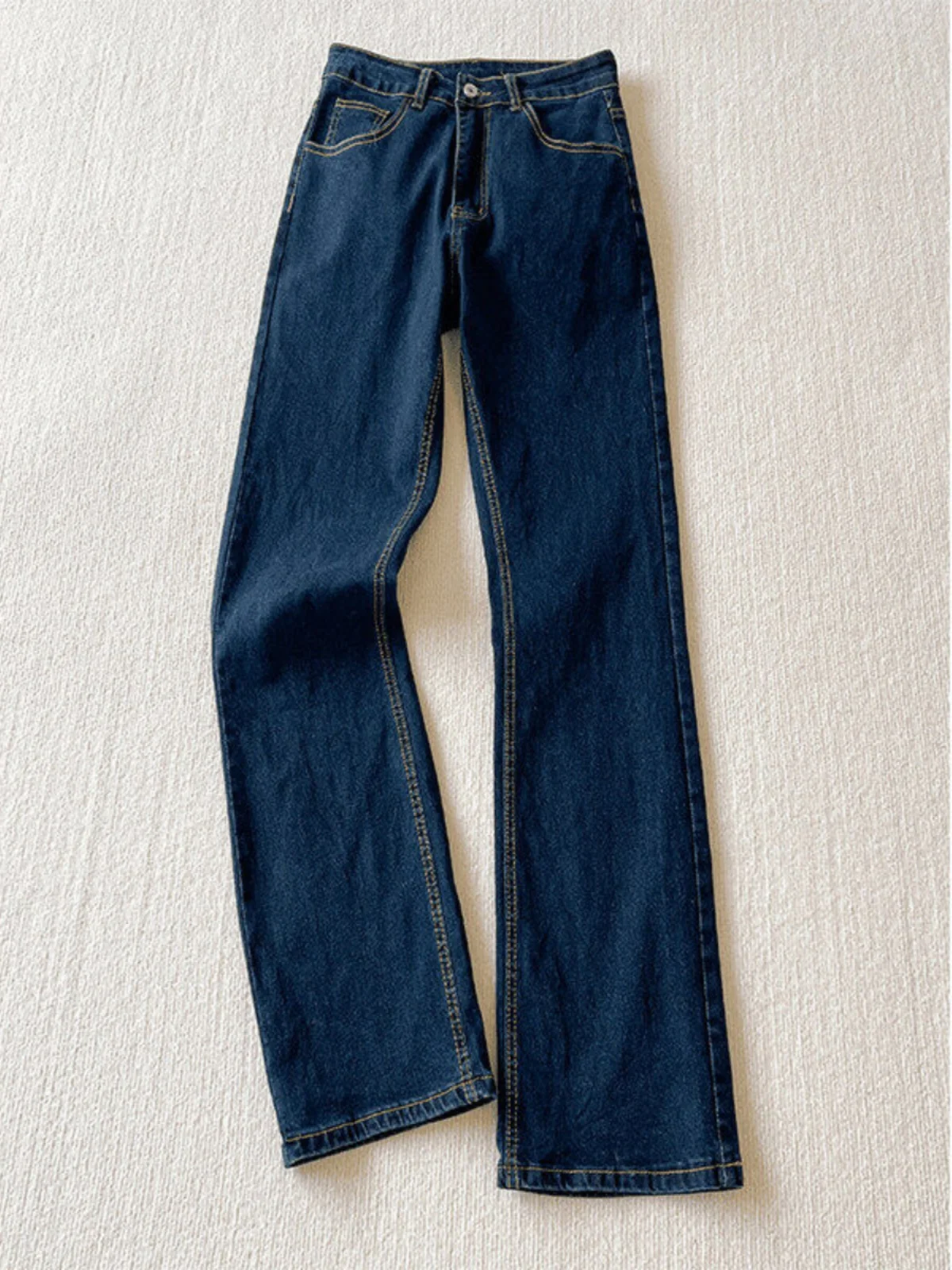 Tall Men's Straight Leg Jeans Retro Blue Slimming Knife Pants High Waist Narrow Version Micro Flared Cotton Polyester Blend
Tall Men's Straight Leg Jeans Retro Blue Slimming Knife Pants High Waist Narrow Version Micro Flared Cotton Polyester Blend