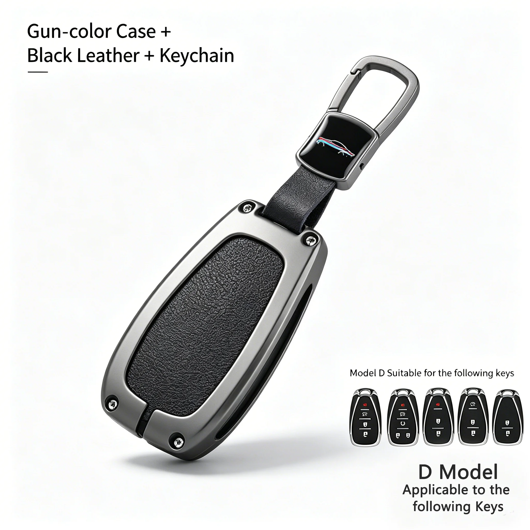 Alloy Leather Key Fob Cover for Chevrolet Malibu XL Equinox Blazer, Protective Smart Key Shell with Keychain
Alloy Leather Key Fob Cover for Chevrolet Malibu XL Equinox Blazer, Protective Smart Key Shell with Keychain