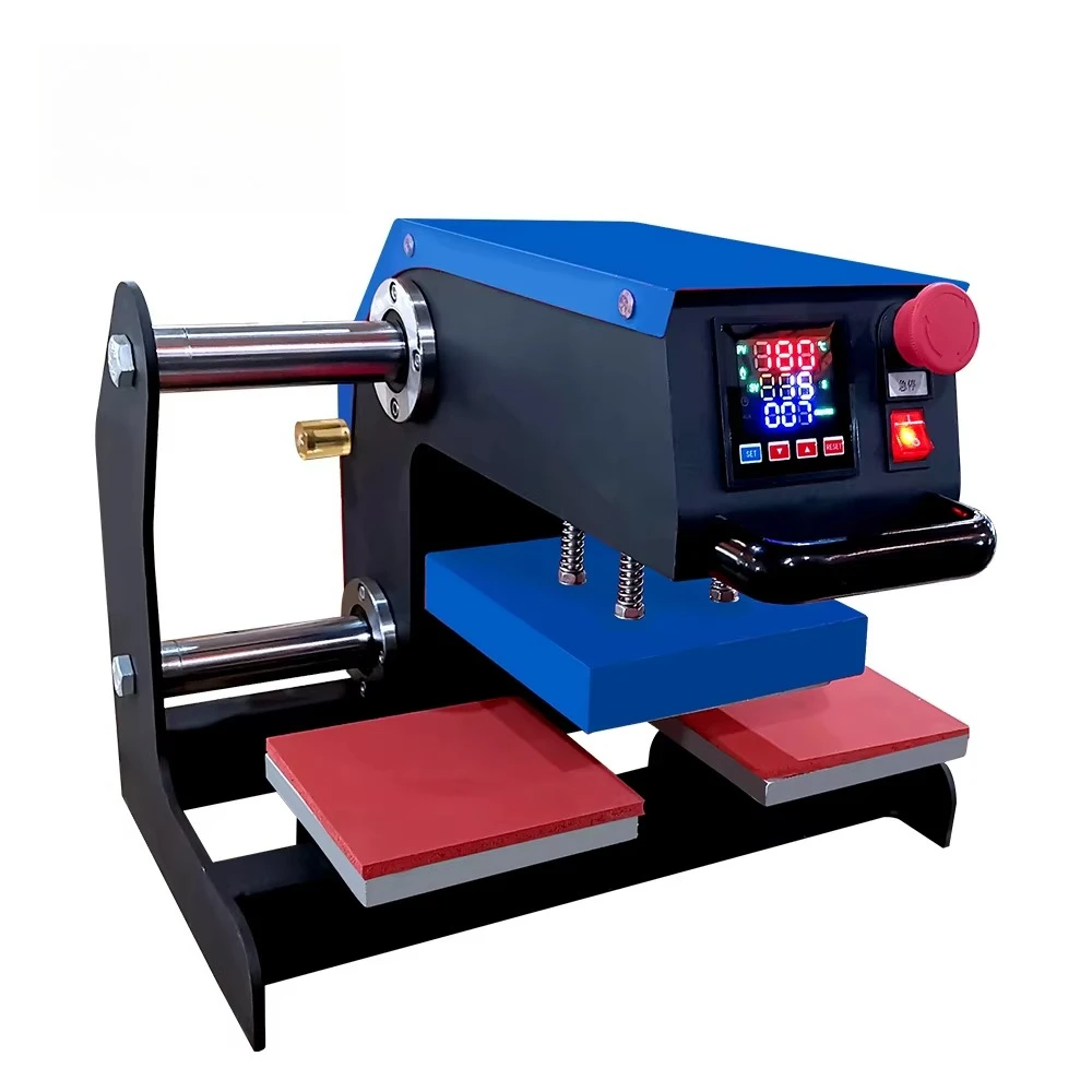 Pneumatic Double Station Logo Heat Press Machine Transfer Printing Heat Press Machine 15x15cm
Pneumatic Double Station Logo Heat Press Machine Transfer Printing Heat Press Machine 15x15cm